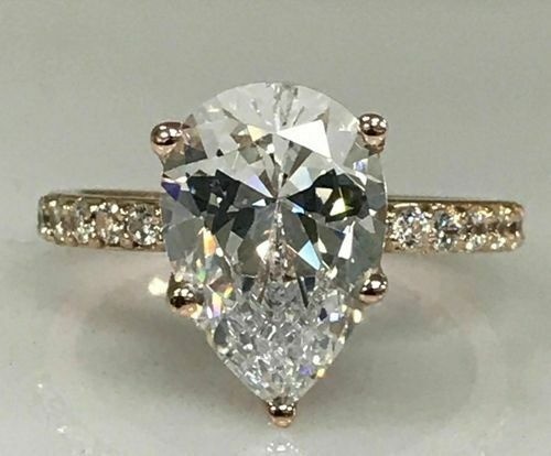 White diamond pear - pear, cut